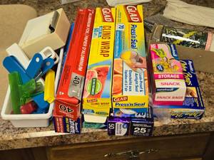 lot 350 image: Cling Wrap, Oven Bags and More