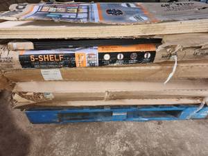 lot 1 image: Pallet of 8 Heavy Duty Storage Shelves