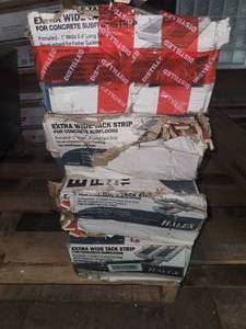 lot 7 image: 4 Boxes Extra-Wide Carpet Tack Strips
