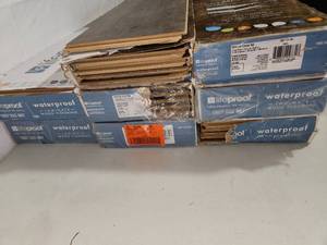 lot 37 image: 8 Boxes (13.29sqftbox) Lifeproof American Canyon Oak Laminate Flooring