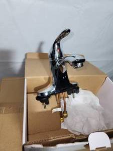 lot 44 image: Box of 6 Chrome Bathroom Faucets