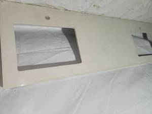 lot 55 image: 72 x 22 Quartz Vanity Top