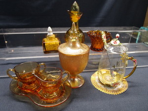 Amber, Gold Carnival & Fancy
