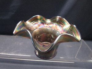 Carnival Glass Mulberry Dish