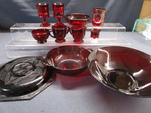 Vintage Ruby Glass