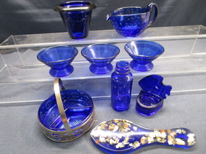 Cobalt, Planter, Pitcher, Sherbets