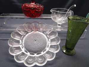 Egg Plate, Etched Gravy, Mikasa
