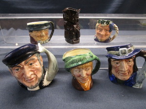 Royal Doulton Toby Mugs, Gibson Pitcher