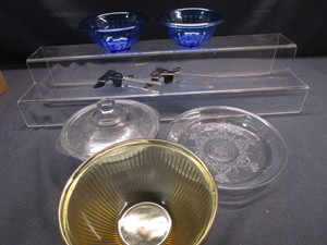 Cobalt Bowls, Ice Blue Fire King