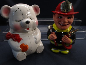 Cookie Chief & Bear Cookie Jars