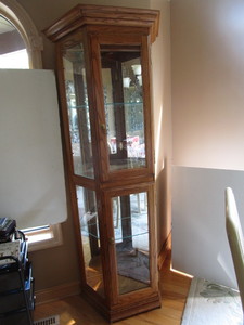 China Cabinet, Lighted Double Door