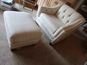 Flexsteel Chair & Ottoman