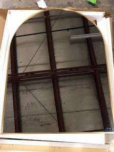 Wall Mirror Gold customer return review pictures
