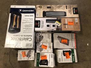 Lot of assorted heaters customer returns review pictures