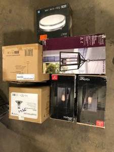 Lot of assorted lightning various brands models and conditions customer returns see pictures
