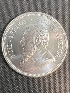 2021 SOUTH AFRICAN KRUGERRAND 1 TROY OZ .999 FINE SILVER
