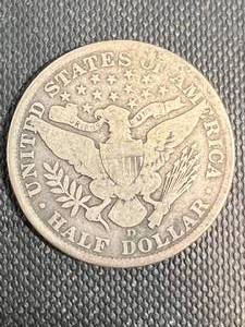 1908-D US BARBER HALF DOLLAR