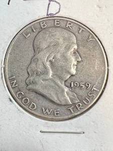 1959-D US FRANKLIN HALF DOLLAR