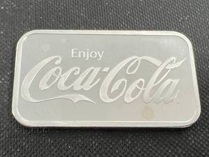 1 TROY OZ .999 FINE SILVER COCA COLA BAR