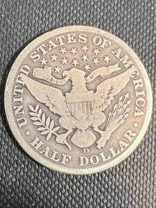 1911-D US BARBER HALF DOLLAR