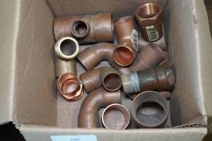 lot 136 image: Assorted Copper Fittings