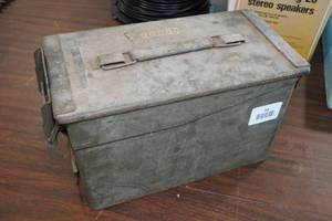 lot 84 image: Metal Ammo Box