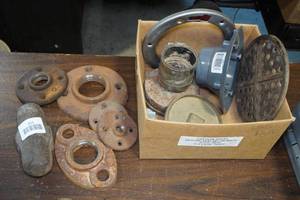 lot 211 image: Floor Drain Cap and Assorted Fittings