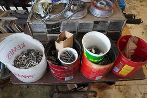 lot 274 image: Assorted Garage Door Installation Parts