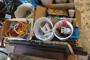 lot 275 image: Assorted Garage Door Installation Parts