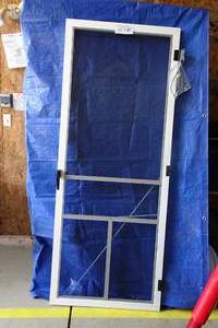 lot 261 image: White Screen Door 32x80