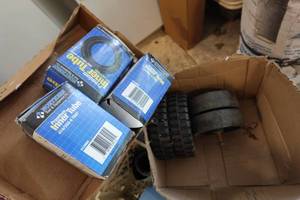 lot 305 image: Dolly and Wagon Wheels with New Inner Tubes