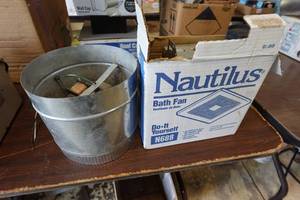 lot 40 image: Nautilus Bath Fan and Round Vent Fan