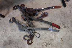 lot 56 image: 3 Hand Winches