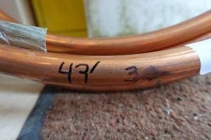 lot 185 image: 43 of 34 Copper Tubing - 24.8lbs