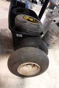 lot 123 image: Assorted Utility Wheels and Tires