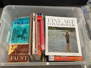 lot 27 image: Assorted Books and Dominoes Set