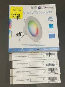 lot 40 image: Lot of LED Intelligent Light Smart WiFi Downlights