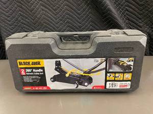 lot 104 image: Black Jack 2 Ton 360° Handle Hydraulic Trolley Jack in Case