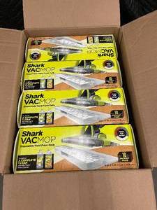 lot 119 image: Lot of 4 Shark VACMOP Disposable Hard Floor Pads - 10 Pads Each