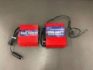 lot 120 image: Lot of Vector Power Inverters - 350W & 400W