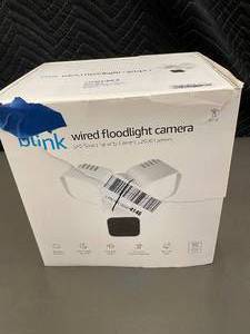 lot 156 image: Blink Wired Floodlight Camera - 2600 Lumens LED Security Camera