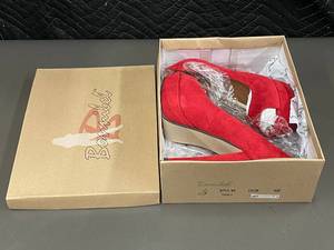 lot 165 image: Bonnibel Red High Heels Size 7.5