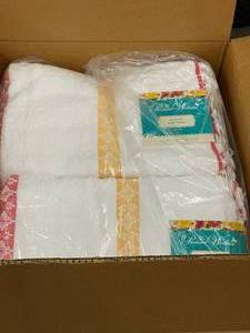 lot 88 image: The Pioneer Woman Sculpted Stripe Bath Towels - 2 Pack
