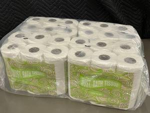 lot 293 image: Just Bath Tissue 2-Ply, 12 Rolls (4 Packs)