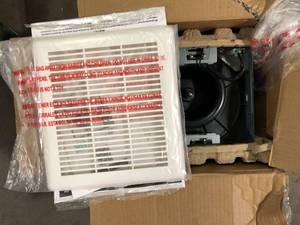 lot 7 image: Hampton Bay 80 CFM Ceiling Mount Room side Installation Bathroom Exhaust Fan, ENERGY STAR Costumer Returns See Pics