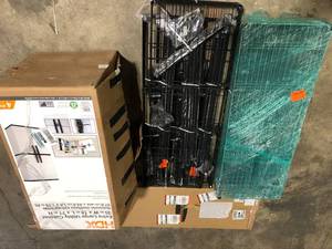 lot 27 image: Lot of assorted cabinets or racks various models and conditions customer returns see pictures
