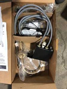 lot 33 image: MOEN Cia Motionsense Wave Touchless Single-Hole Bathroom Faucet in Brushed Gold customer return review pictures