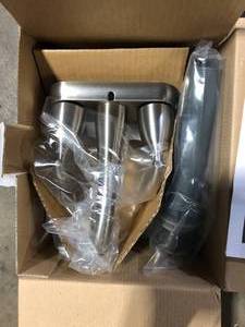 lot 35 image: MOEN Essie 2-Handle 4 in. Centerset Bathroom Faucet in Spot Resist Brushed Nickel customer return review pictures