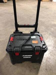 lot 37 image: Husky Build-Out 22 in. Modular Tool Storage Rolling Tool Box customer return review pictures