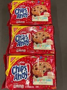 Chips Ahoy Chewy Confetti Cake Cookies - 3 Family Size Packs
